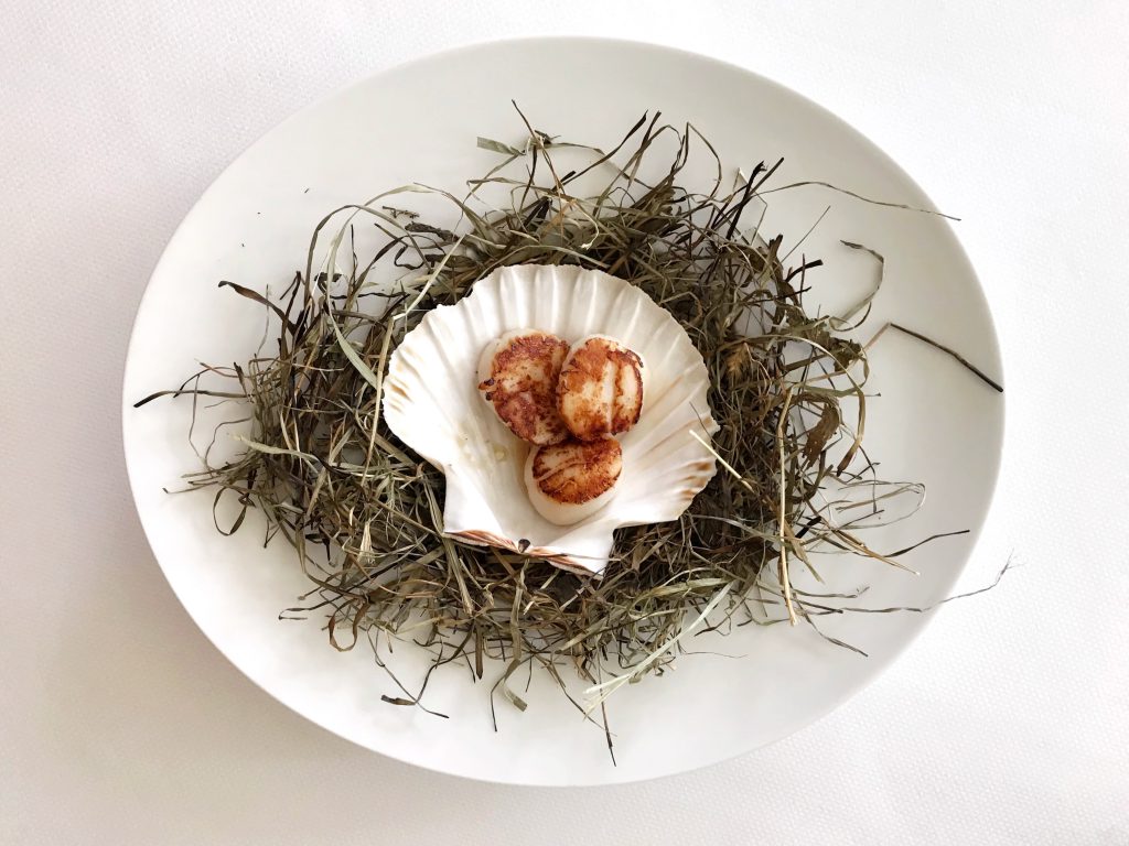 Escapada gourmet Restaurante de vieiras Le Botaniste Château la Chenevière