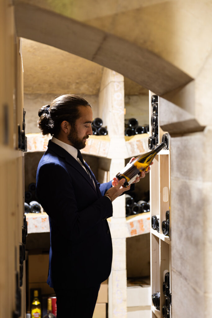 Veladas de viticultores en el Château la Chenevière